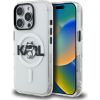 Karl Lagerfeld IML Choupette Sketch Logo MagSafe Защитный чехол для iPhone 16 Pro Max / прозрачный Чехлы - альтернативные