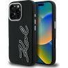 Case Karl Lagerfeld FW Grained Signature Logo Защитный чехол для iPhone 16 Pro / чёрный Чехлы - альтернативные