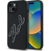 Karl Lagerfeld KLHCP15S3DRKSDLK 3D Rubber Signature Защитный чехол для iPhone 15 6.1" / чёрный Чехлы - альтернативные