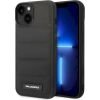 Karl Lagerfeld KLHCP14SPSQAK Puffy Elongated Logo Aizsargapvalks priekš iPhone 14/15/13 6,1" / melns Neoriģinālie Maciņi