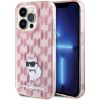 Karl Lagerfeld KLHCP15XHNCMKLP Monogram Choupette Защитный чехол для iPhone 15 Pro Max 6.7" / розовый Чехлы - альтернативные