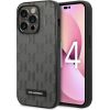 Karl Lagerfeld KLHCP14XSAKLHPG Saffiano Mono Metal Logo Hardcase Aizsargapvalks priekš iPhone 14 Pro Max 6,7" / pelēks Neoriģinālie Maciņi