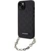 Karl Lagerfeld KLHCP14SSACKLHPK Saffiano Monogram Chai Защитный чехол для iPhone 14 / 15 / 13 6.1" / чёрный Чехлы - альтернативные