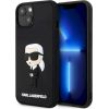 Karl Lagerfeld KLHCP14M3DRKINK Rubber Ikonik 3D Aizsargapvalks priekš iPhone 14 Plus / 15 Plus 6.7" / melns Neoriģinālie Maciņi