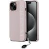 Karl Lagerfeld KLHCP15SPSAKDGCP Hardcase Saffiano Rhinestones Защитный чехол для iPhone 15 / 14 / 13 6.1" / розовый Чехлы - альтернативные