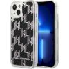 Karl Lagerfeld KLHCP14SLMNMK Hardcase Liquid Glitter Monogram Aizsargapvalks priekš iPhone 14/15/13 6,1" / melns Neoriģinālie Maciņi