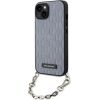 Karl Lagerfeld KLHCP14SSACKLHPG Saffiano Monogram Ch Защитный чехол для iPhone 14 / 15 / 13 6.1" / серебристый Чехлы - альтернативные