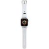 Karl Lagerfeld Strap KLAWLSLKNH Ремешок для часов Apple Watch 42/44/45/49mm / белый Smart pūlksteņu aksesuāri