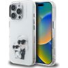 Karl Lagerfeld IML Aquarelle Karl & Choupette & Logo Защитный чехол для iPhone 16 Pro / белый Чехлы - альтернативные