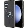Karl Lagerfeld KLHMS24SHGKCNOK Hardcase IML Karl&Choupette MagSafe Защитный чехол для Samsung Galaxy S24 / чёрный Чехлы - альтернативные