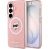 Karl Lagerfeld IML Repeated Choupette MagSafe Case Защитный чехол для Samsung Galaxy S26 Plus / розовый Чехлы - альтернативные