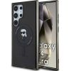 Karl Lagerfeld KLHMS24LHFCKNOK Hardcase IML Ikonik MagSafe Aizsargapvalks priekš S24 Ultra S928 / melns Neoriģinālie Maciņi