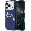 Karl Lagerfeld IML Choupettes Karl Script Logo MagSafe Защитный чехол для iPhone 17 Pro / синий Чехлы - альтернативные
