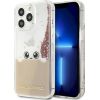 Karl Lagerfeld KLHCP13LPABGNU PEEK A BOO Liquid Glitter Защитный чехол для iPhone 13 Pro / 13 6,1" / розовый Чехлы - альтернативные