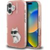 Karl Lagerfeld IML Aquarelle Choupette & Logo Защитный чехол для iPhone 16 / розовый Чехлы - альтернативные