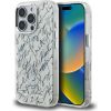 Karl Lagerfeld IML Karl Script Pattern MagSafe Aizsargapvalks priekš iPhone 16 Pro / balts Neoriģinālie Maciņi