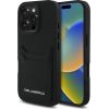 Karl Lagerfeld HC Grained PU Cardslot Metal Elong Защитный чехол для iPhone 16 Pro / чёрный Чехлы - альтернативные