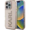Karl Lagerfeld IML Rhinestones Logo Case Защитный чехол для iPhone 16 Pro / розовый Чехлы - альтернативные