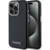 Karl Lagerfeld FW Metal Plate MagSafe Aizsargapvalks priekš iPhone 15 Pro / melns Neoriģinālie Maciņi