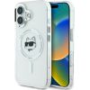 Karl Lagerfeld KLHMP16MHLSCHH Hardcase IML Metal Choupette Head MagSa Защитный чехол для iPhone 16 Plus 6.7" / белый Чехлы - альтернативные