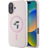 Karl Lagerfeld KLHMP16MSCMKCRHP Aizsargapvalks priekš iPhone 16 Plus 6.7" / rozā Neoriģinālie Maciņi