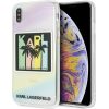 Karl Lagerfeld KLHCI65IRKD Kalifornia Dreams Aizsargapvalks priekš iPhone Xs Max Neoriģinālie Maciņi