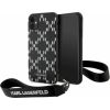 Karl Lagerfeld KLHCN61SAKLMBSK Защитный чехол для iPhone 11/Xr 6.1" Monogram Losange Saffiano / чёрный Чехлы - альтернативные