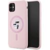Karl Lagerfeld Silicone Karl&Choupette MagSafe Case Защитный чехол для iPhone 11 / розовый Чехлы - альтернативные