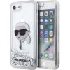 Karl Lagerfeld KLHCI8LNKHCH Hardcase Glitter Karl Head Защитный чехол для iPhone 7/8/SE 2020 / SE 2022 / серебристый Чехлы - альтернативные