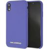 Karl Lagerfeld KLHCI61SLVOG Защитный чехол для iPhone Xr Silicone / фиолетовый Чехлы - альтернативные
