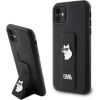 Karl Lagerfeld KLHCN61GSACHPK Gripstand Saffiano Choupette Защитный чехол для iPhone 11/Xr 6.1" / чёрный Чехлы - альтернативные