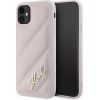 Karl Lagerfeld KLHCN61PQDSMGP Diagonal Quilted Script Защитный чехол для iPhone 11 / Xr 6.1" / розовый Чехлы - альтернативные
