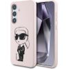 Case Karl Lagerfeld Silicone Graffiti Ikonik Printed Logo MagSafe Aizsargapvalks priekš Samsung Galaxy S25 / rozā Neoriģinālie Maciņi