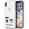 Karl Lagerfeld KLHCI65CKTR Aizsargapvalks priekš iPhone Xs Max / caurspīdīgs Neoriģinālie Maciņi