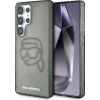 Karl Lagerfeld Rhinestones Karl Head Logo Защитный чехол для Samsung Galaxy S25 Ultra / чёрный Чехлы - альтернативные