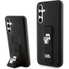 Karl Lagerfeld KLHCS23FEGSAKCPK Gripstand Saffiano Karl&Choupette Защитный чехол для Samsung Galaxy S23 FE / чёрный Чехлы - альтернативные