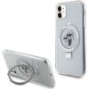 Karl Lagerfeld KLHMN61HMRSKCH hardcase Ring Stand Karl&Choupette Mag Aizsargapvalks priekš iPhone 11/Xr 6.1" / balts Neoriģinālie Maciņi