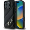 Karl Lagerfeld KLHCP16LPQDSMGK Quilted Signature Защитный чехол для iPhone 16 Pro 6.3" / чёрный Чехлы - альтернативные