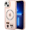 Karl Lagerfeld KLHMP14MHKCP Karl & Choupette Alumi Защитный чехол для iPhone 14 Plus / 15 Plus 6,7" / розовый Чехлы - альтернативные