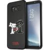 Karl Lagerfeld KLHCS8LCL1BK S8 Plus G955 hardcase Aizsargapvalks priekš Choupette in love / melns Neoriģinālie Maciņi