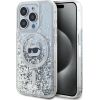 Karl Lagerfeld KLHMP14LLGCHSGH Liquid Glitter Choupette Head Защитный чехол для iPhone 14 Pro 6.1" / прозрачный Чехлы - альтернативные
