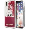 Karl Lagerfeld KLHCPXPABGFU Liquid Glitter Hard Case Защитный чехол для iPhone X / фуксия Чехлы - альтернативные