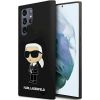 Karl Lagerfeld KLHCS24LSNIKBCK Hardcase Silicone Ikonik Защитный чехол для Samsung Galaxy S24 Ultra S928 / чёрный Чехлы - альтернативные