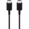 USB cable Samsung EP-DA705BBE 25W 3A Type-C-Type-C 1.0m black Data USB kabeļi