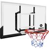 Basketbola vairogs Bilaro Dakota Class (130x80 cm, 6 mm rūdīts stikls) ar grozu un tīkliņu Для баскетбола