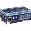 BRIT Premium by Nature Delicate fillets in gravy Sterilised Box - wet cat food - 36x85g Barība