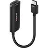 Lindy Converter HDMI 4K80 > DisplayPort 1.4 (black, 16cm) HDMI vadi