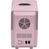 Mini lodówka z lusterkiem do makijażu LED ELLE Home ESDAF01PUEU 6L fioletowa Автомобильные холодильники