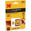 Kodak MicroSDHC 16GB UHS-I U1 V10 A1 Premium Atmiņas kartes micro SD SDHC