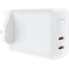 Acefast A32 PD 50W Gan (USB-C+USB-C) Dual Port Charger (Uk) White Telefonu lādētāji 220v